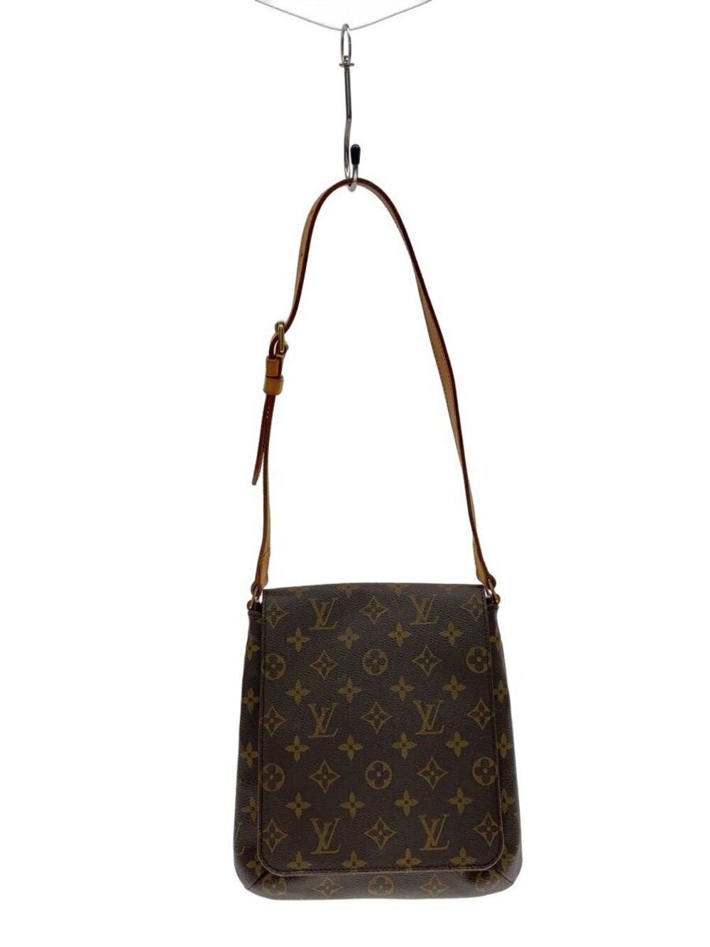 Louis Vuitton Musette Salsa Monogram Canvas Short Shoulder Bag Brown